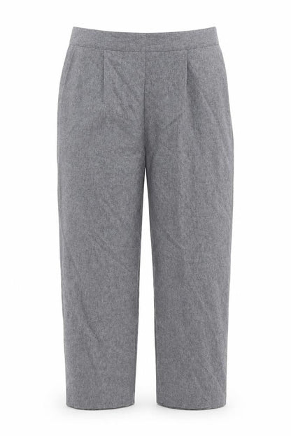 Bonmarché Womens Grey Trousers Size 12 L26 in - Stretch waistband