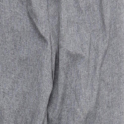 Bonmarché Womens Grey   Trousers  Size 12 L26 in - Stretch waistband