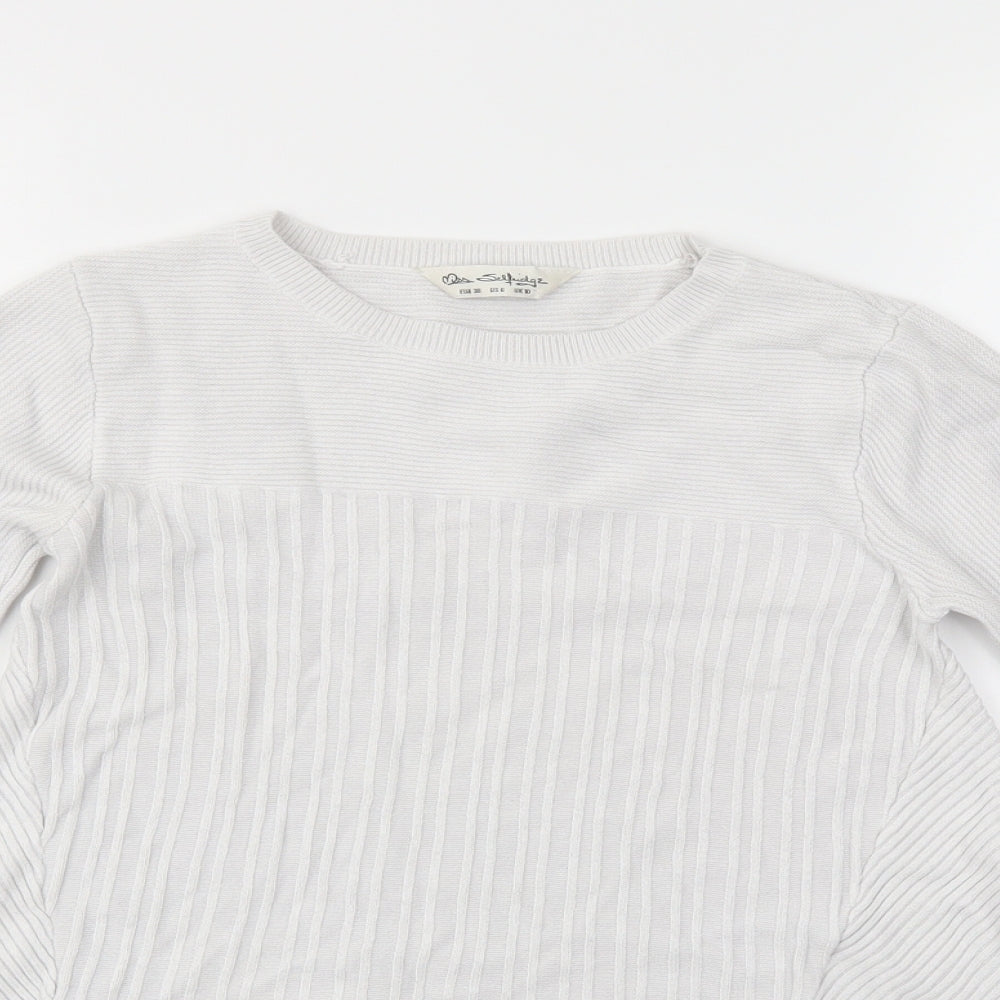 Miss Selfridge Womens White   Basic Polo Size 10