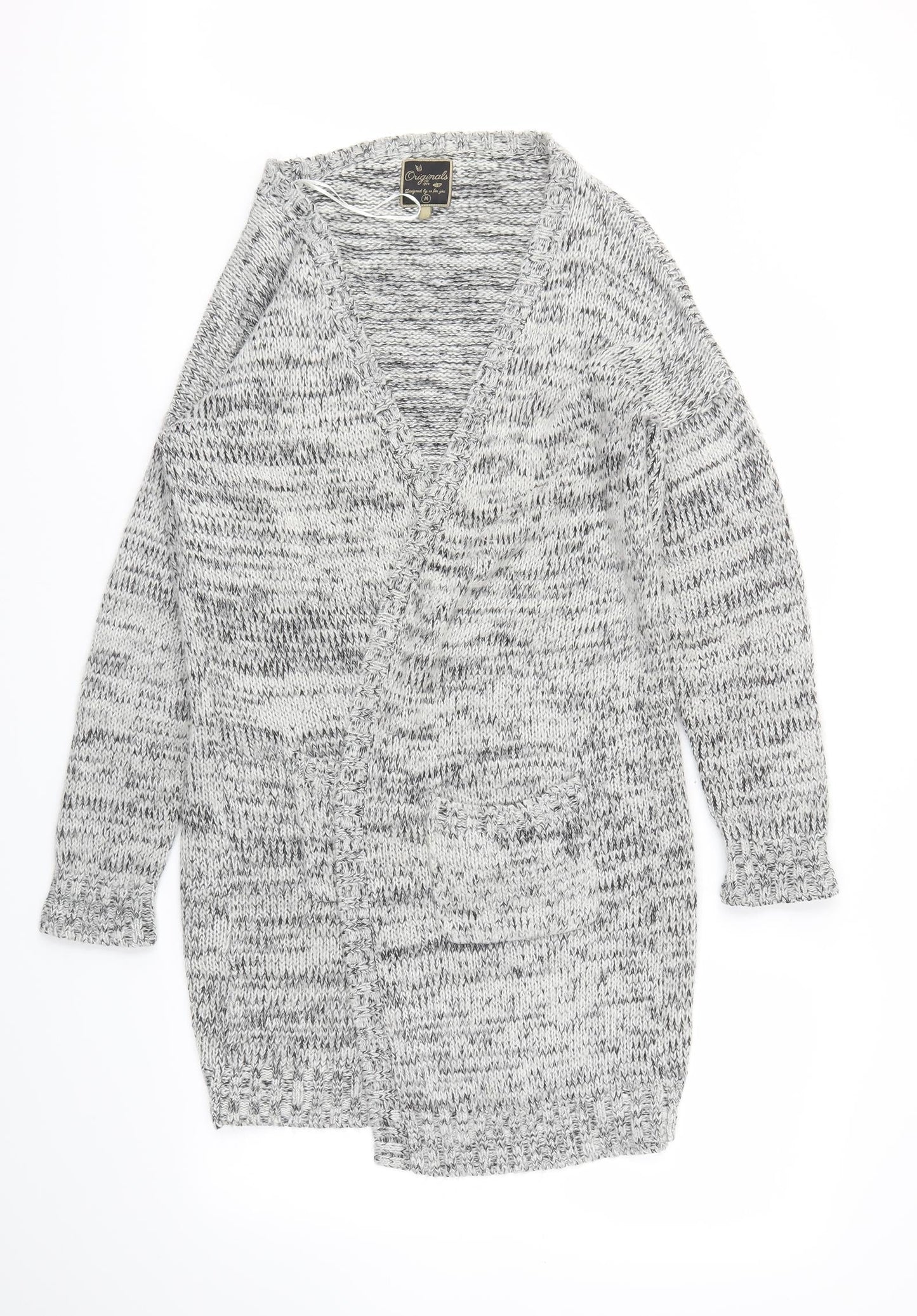 ORIGANALS  Womens Grey   Cardigan Jumper Size M