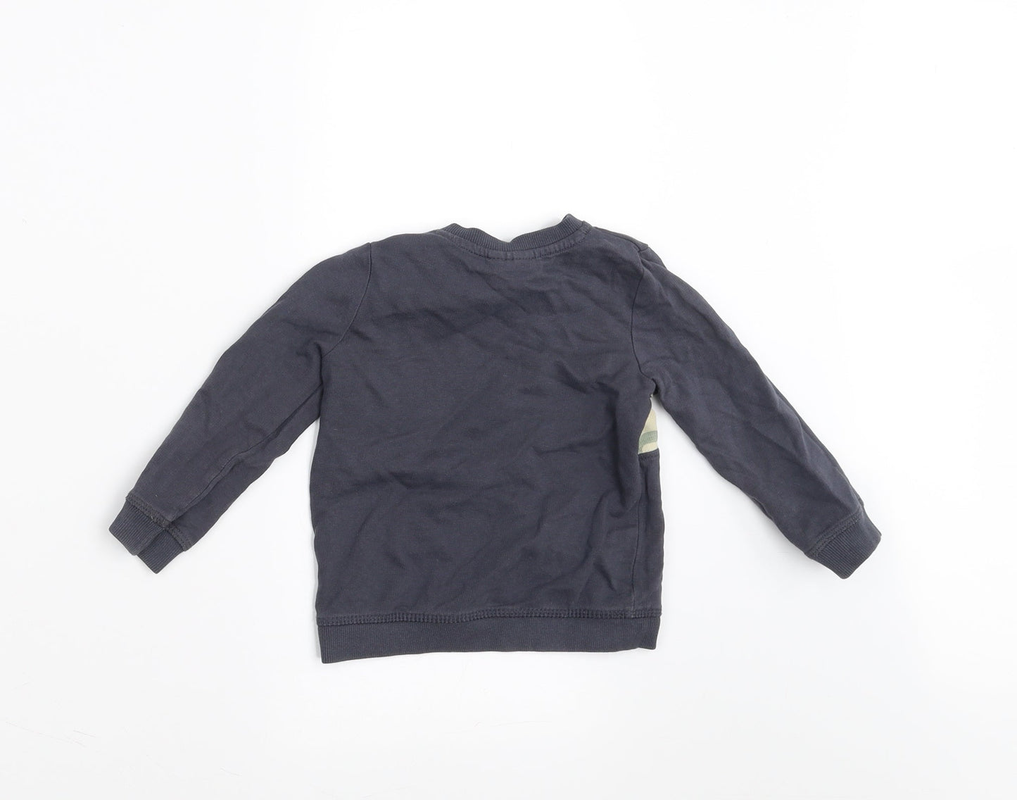 SO CUTE Baby Blue   Pullover Jumper Size 12-18 Months  - Camo detail