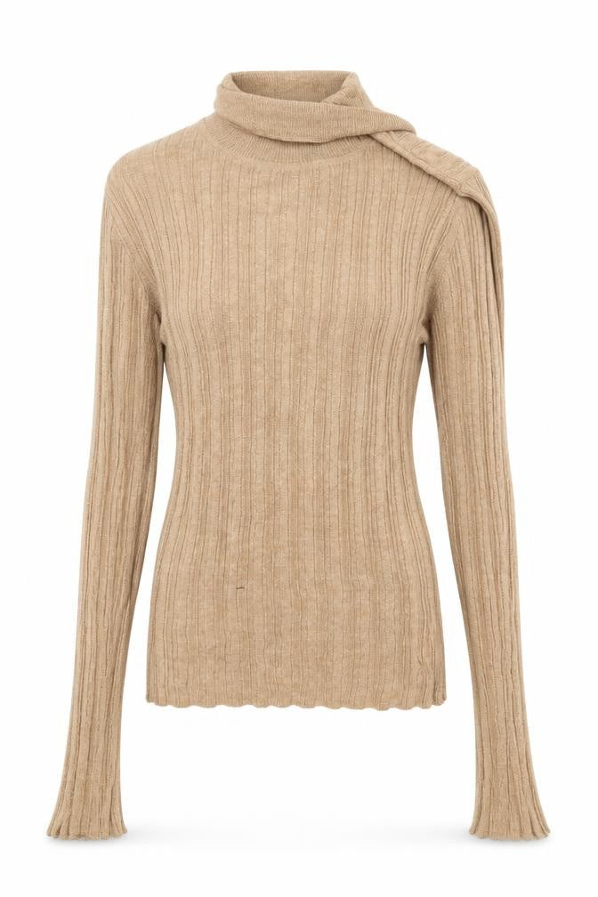 Womens UK Size 12 ASOS Beige Pullover Jumper