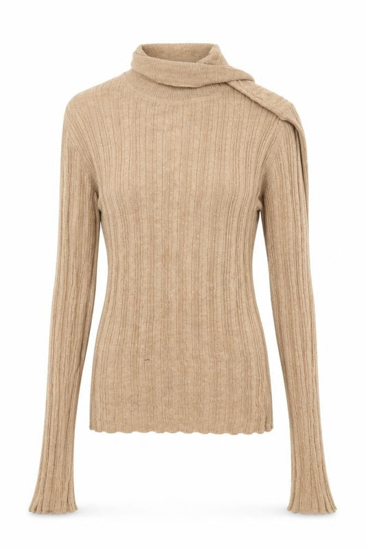 Womens UK Size 12 ASOS Beige Pullover Jumper