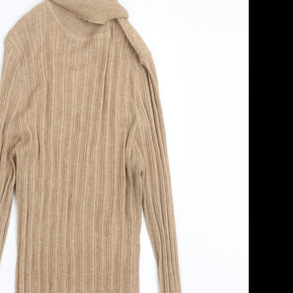 Womens UK Size 12 ASOS Beige Pullover Jumper