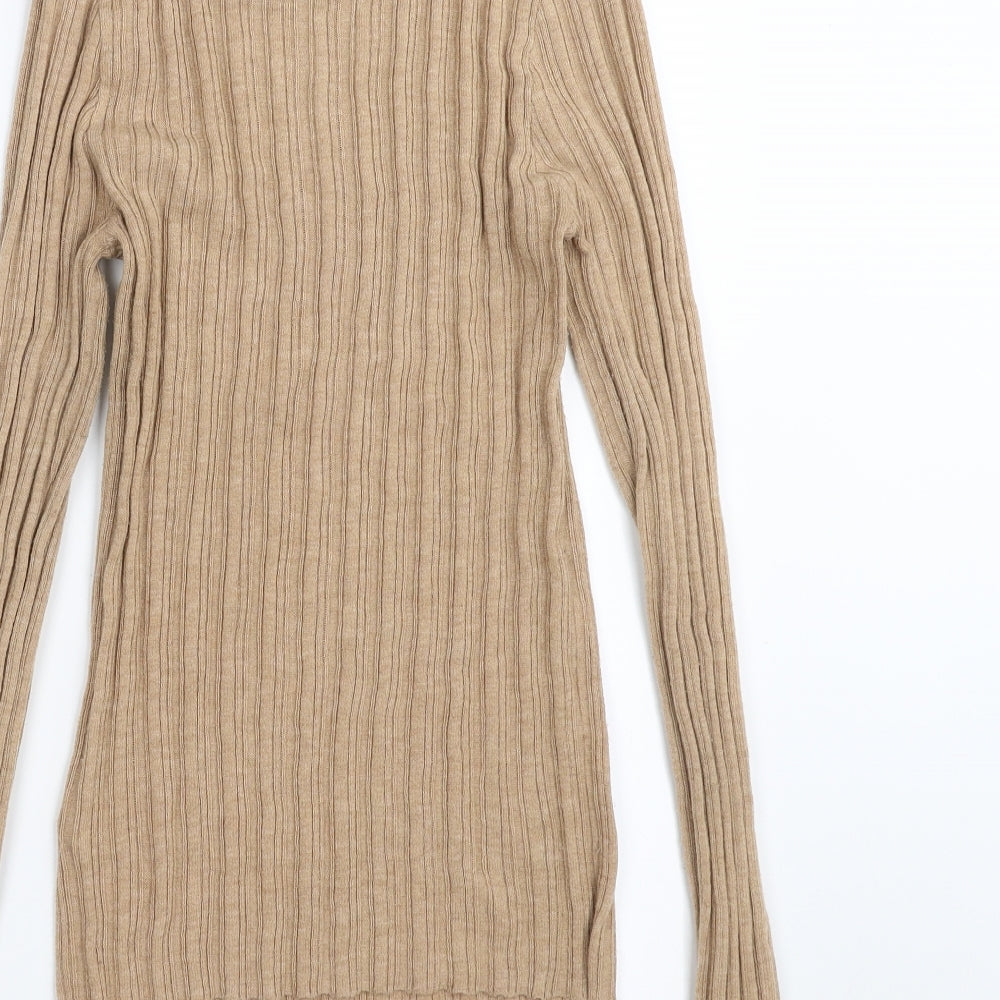 Womens UK Size 12 ASOS Beige Pullover Jumper