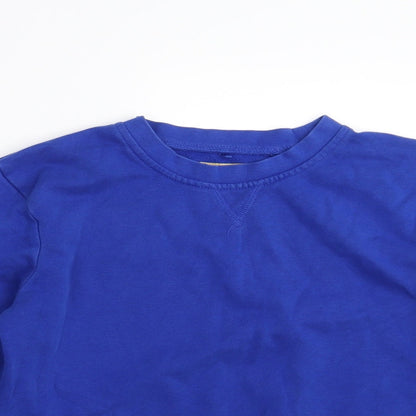 George Boys Blue   Pullover Sweatshirt Size 10-11 Years