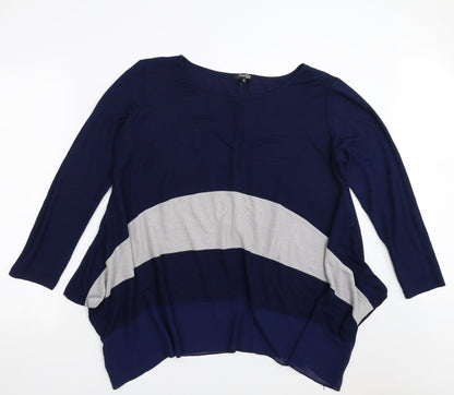 Womens UK Size 16 Stella Blue Pullover Jumper