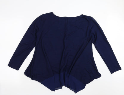 Womens UK Size 16 Stella Blue Pullover Jumper