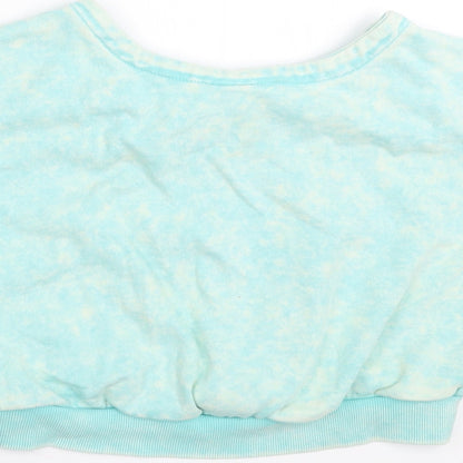 Disney Girls Green   Pullover Sweatshirt Size 7-8 Years  - call me on my shell