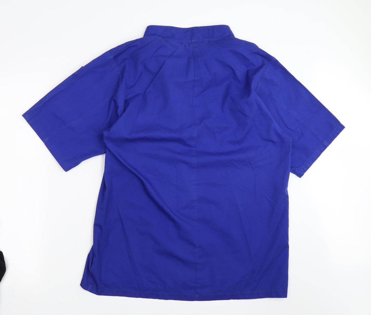 Mens UK Size L Brigade Blue  Button-Up Short Sleeve Casual Shirt