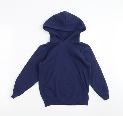 Fruit of the Loom Boys Blue   Pullover Hoodie Size 7-8 Years