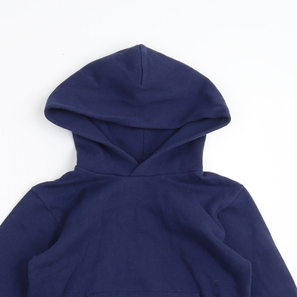 Fruit of the Loom Boys Blue   Pullover Hoodie Size 7-8 Years