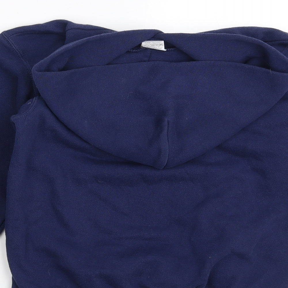Fruit of the Loom Boys Blue   Pullover Hoodie Size 7-8 Years