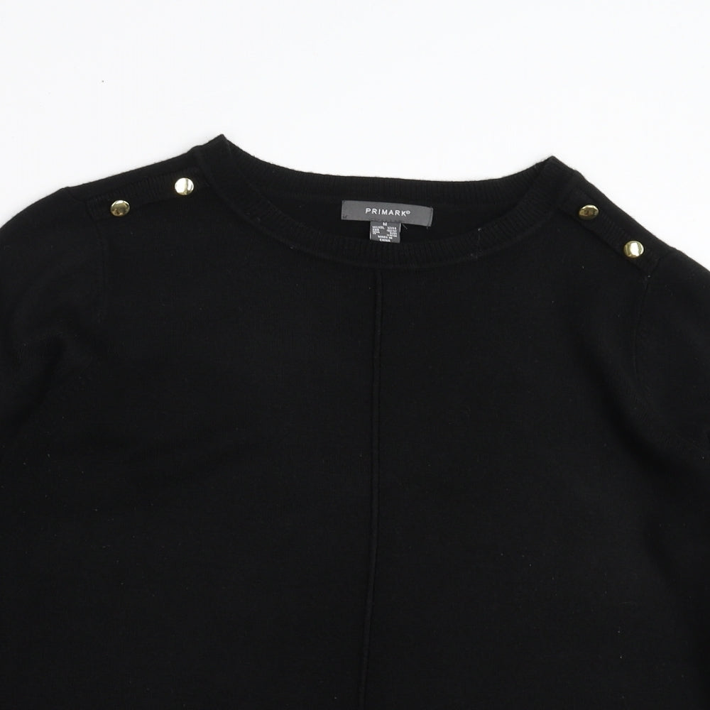 Primark Womens Black   Pullover Jumper Size M