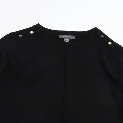 Primark Womens Black   Pullover Jumper Size M