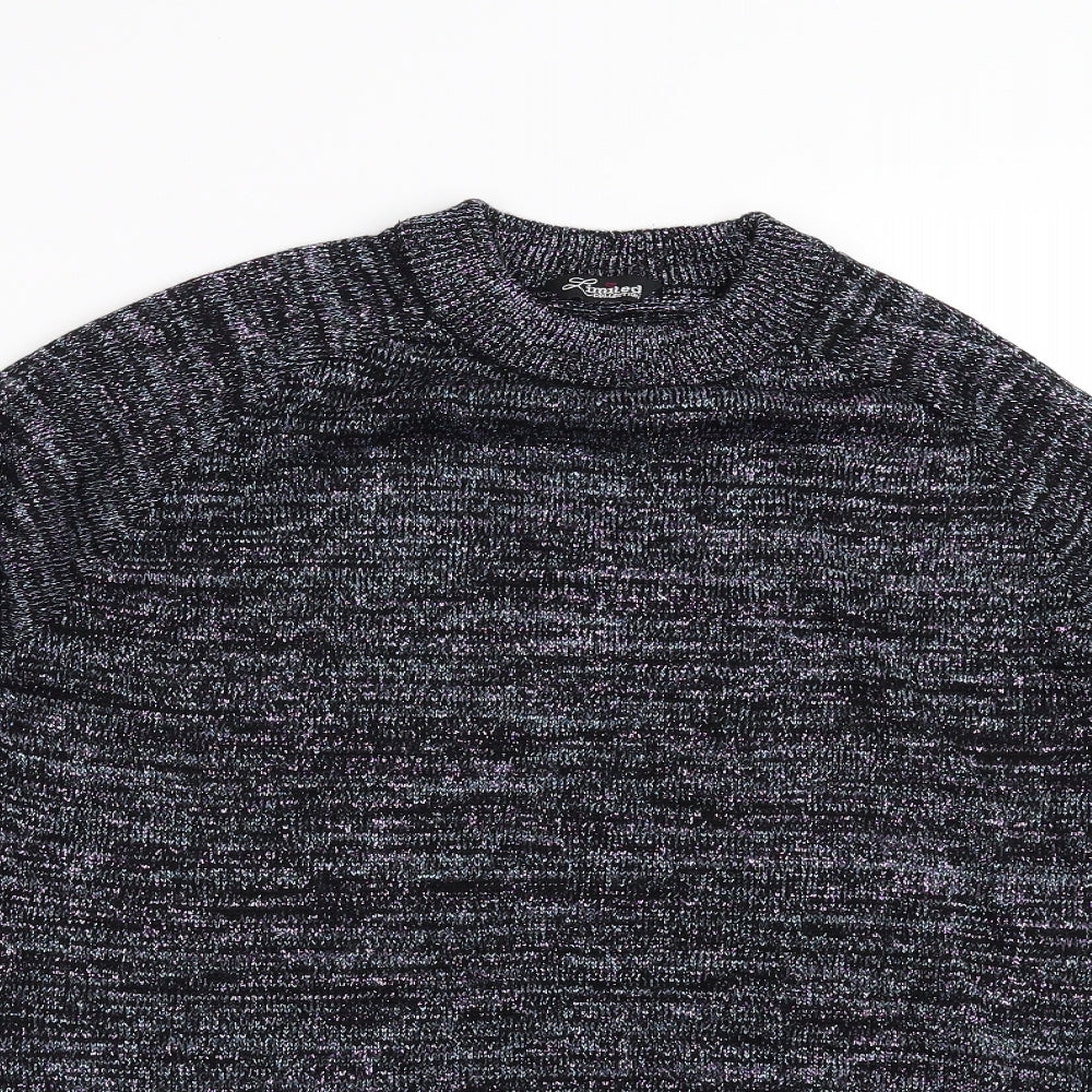 Womens UK Size 16 LIMITED COLLECTION Black Pullover Jumper