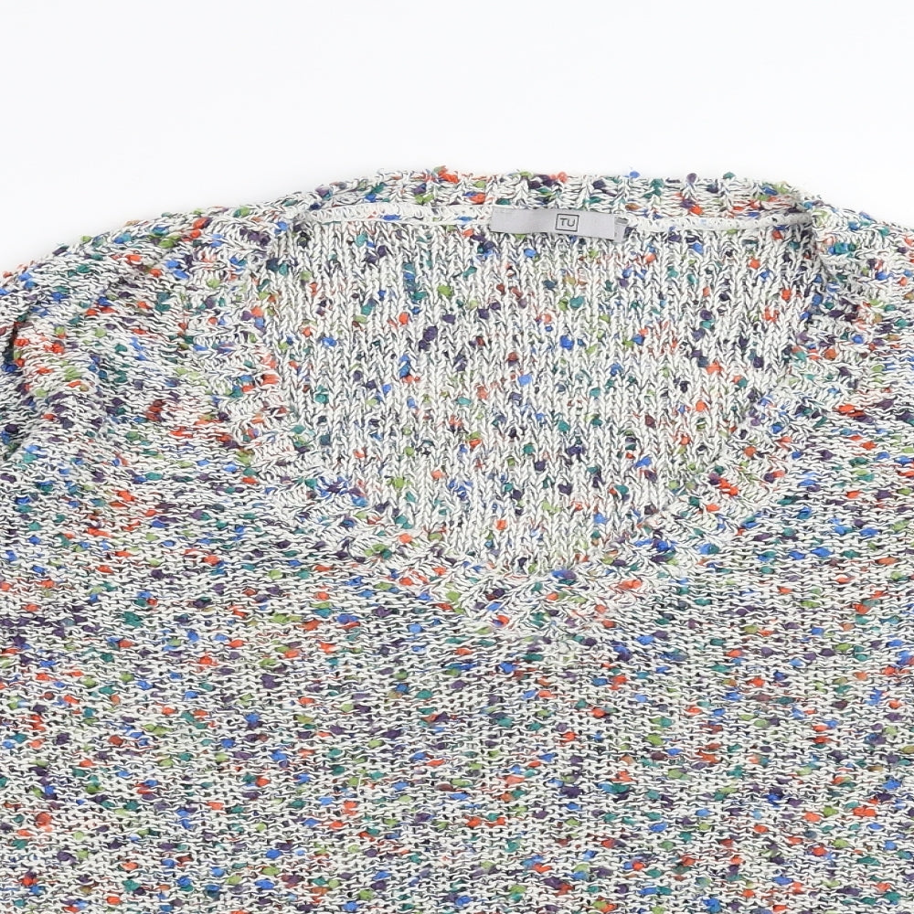 Womens UK Size 8 Sainsburys Multicoloured Pullover Jumper