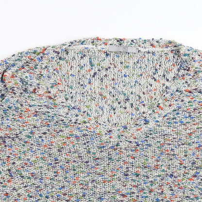 Womens UK Size 8 Sainsburys Multicoloured Pullover Jumper