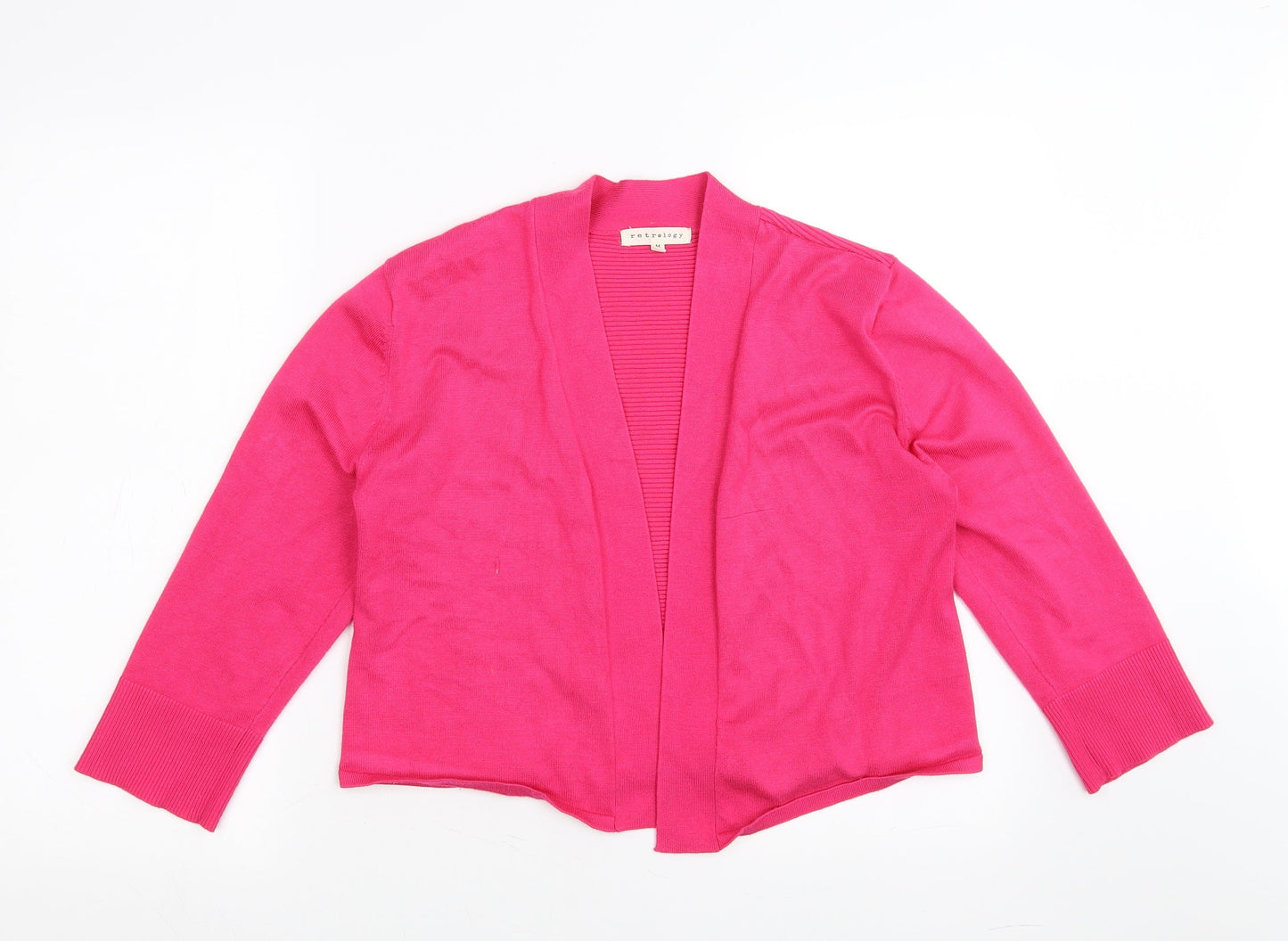 Womens UK Size M Retrology Pink Shrug Jumper