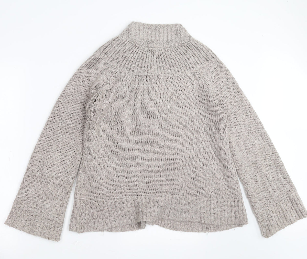 Womens UK Size S EA Grey Cardigan Jumper