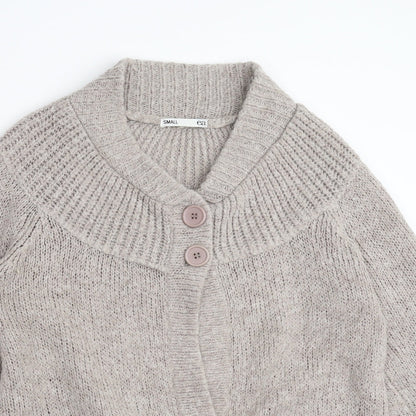 Womens UK Size S EA Grey Cardigan Jumper
