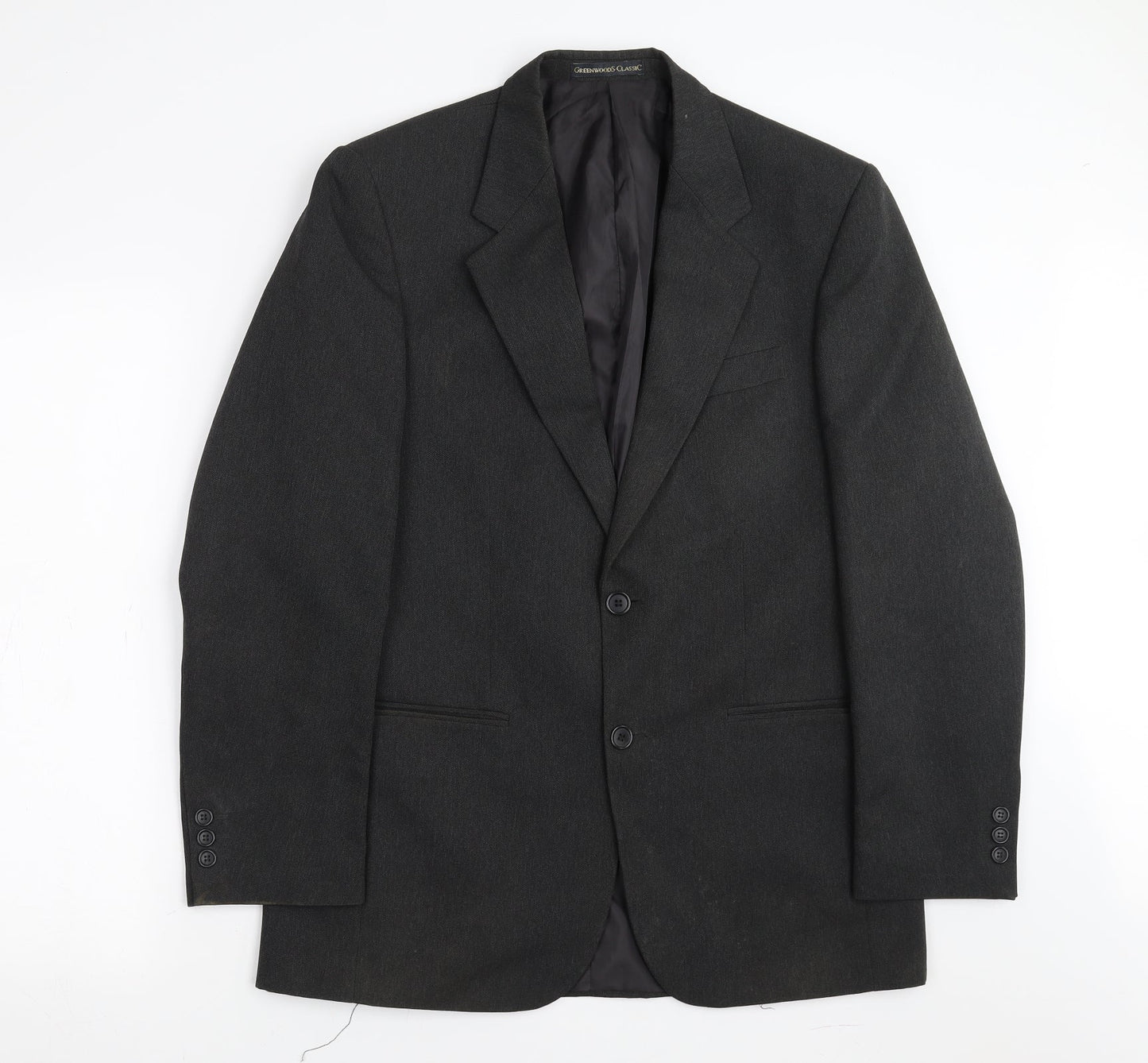 Mens UK Size 38 GREENWOODS Regular Grey Suit Jacket