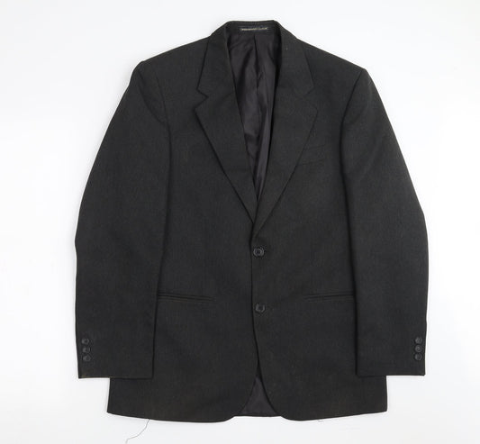 Mens UK Size 38 GREENWOODS Regular Grey Suit Jacket