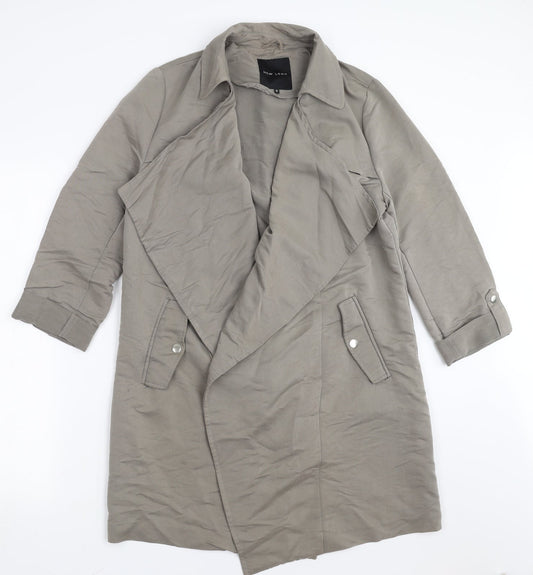 Womens UK Size 12 New Look Green Overcoat