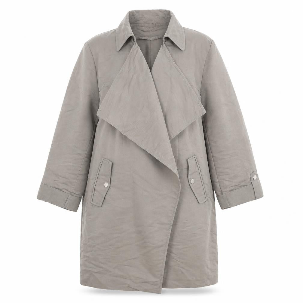 Womens UK Size 12 New Look Green Overcoat