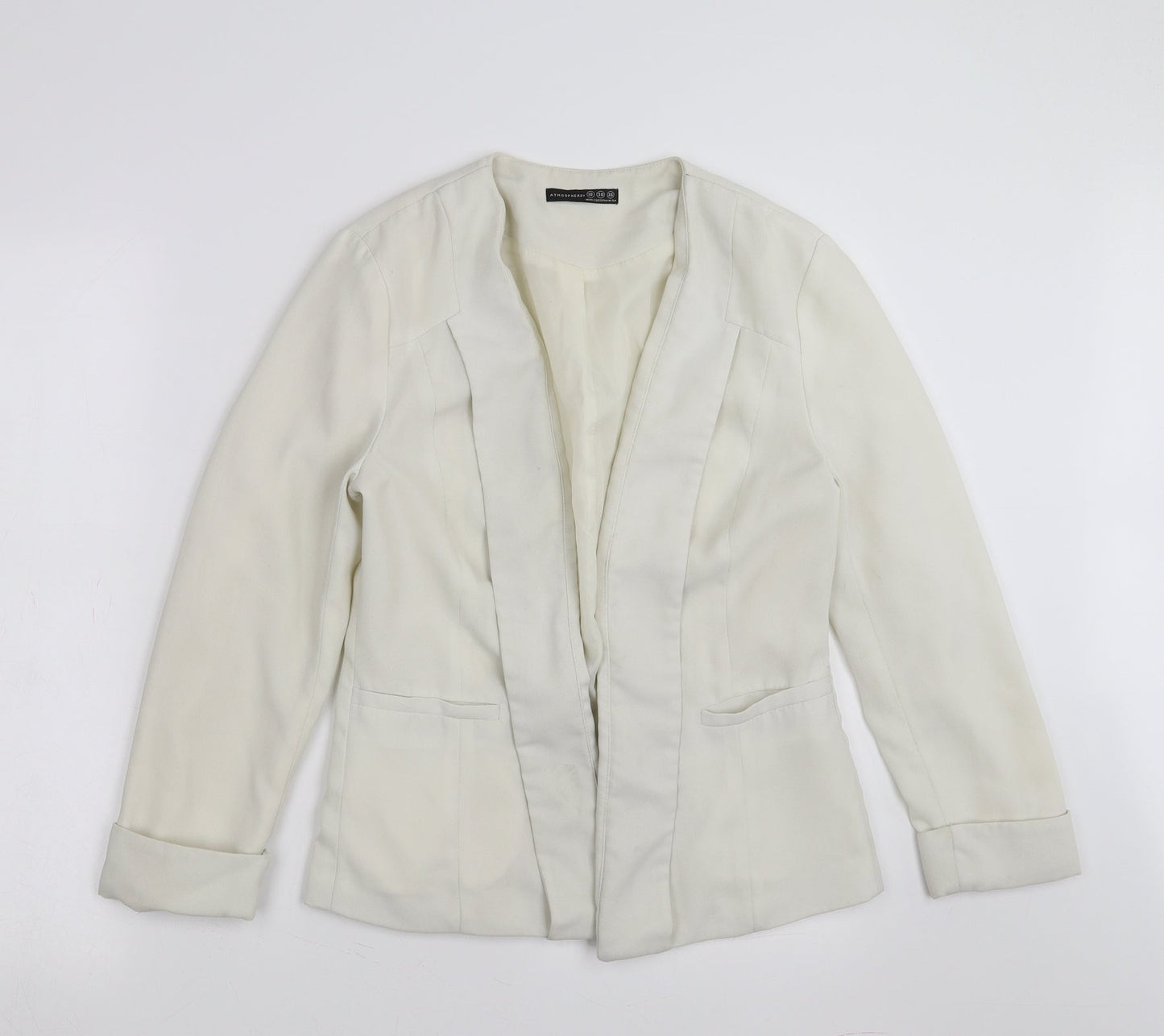 Primark Womens Ivory   Jacket Blazer Size 10  - Off White
