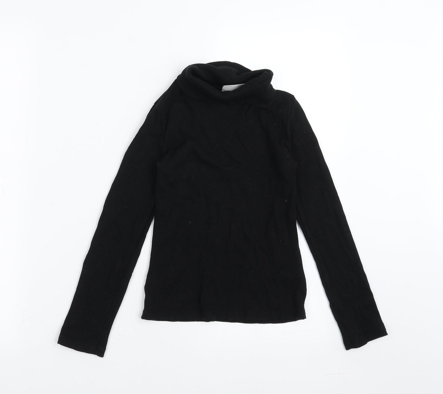 Matalan Girls Black   Basic T-Shirt Size 10 Years