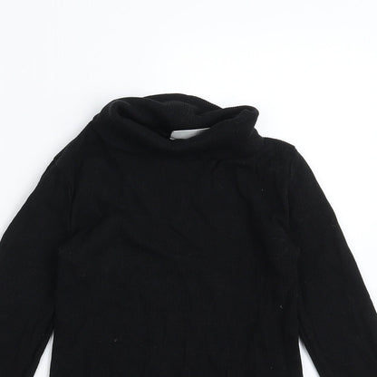 Matalan Girls Black   Basic T-Shirt Size 10 Years