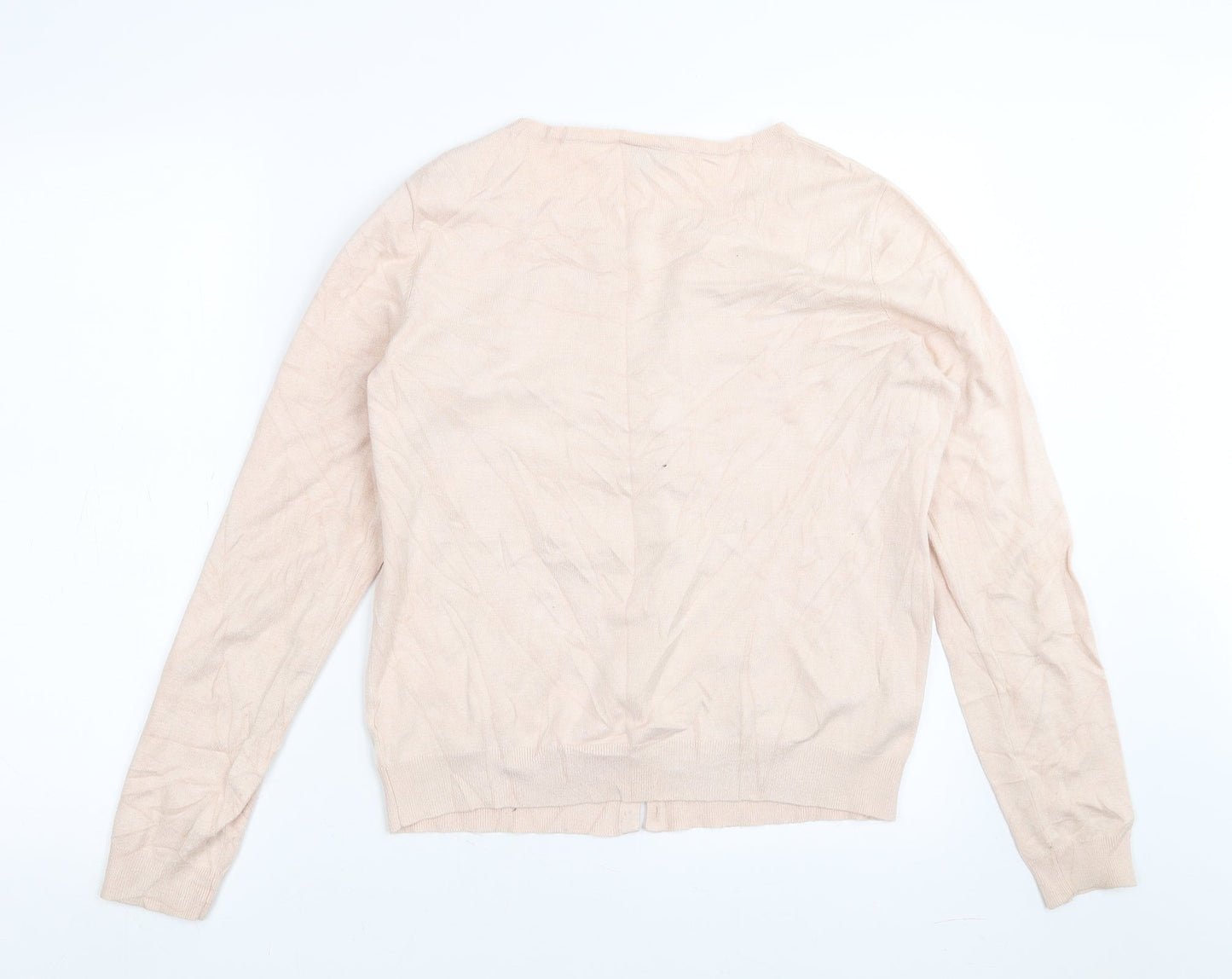 Womens UK Size L Warehouse Pink Cardigan Jumper