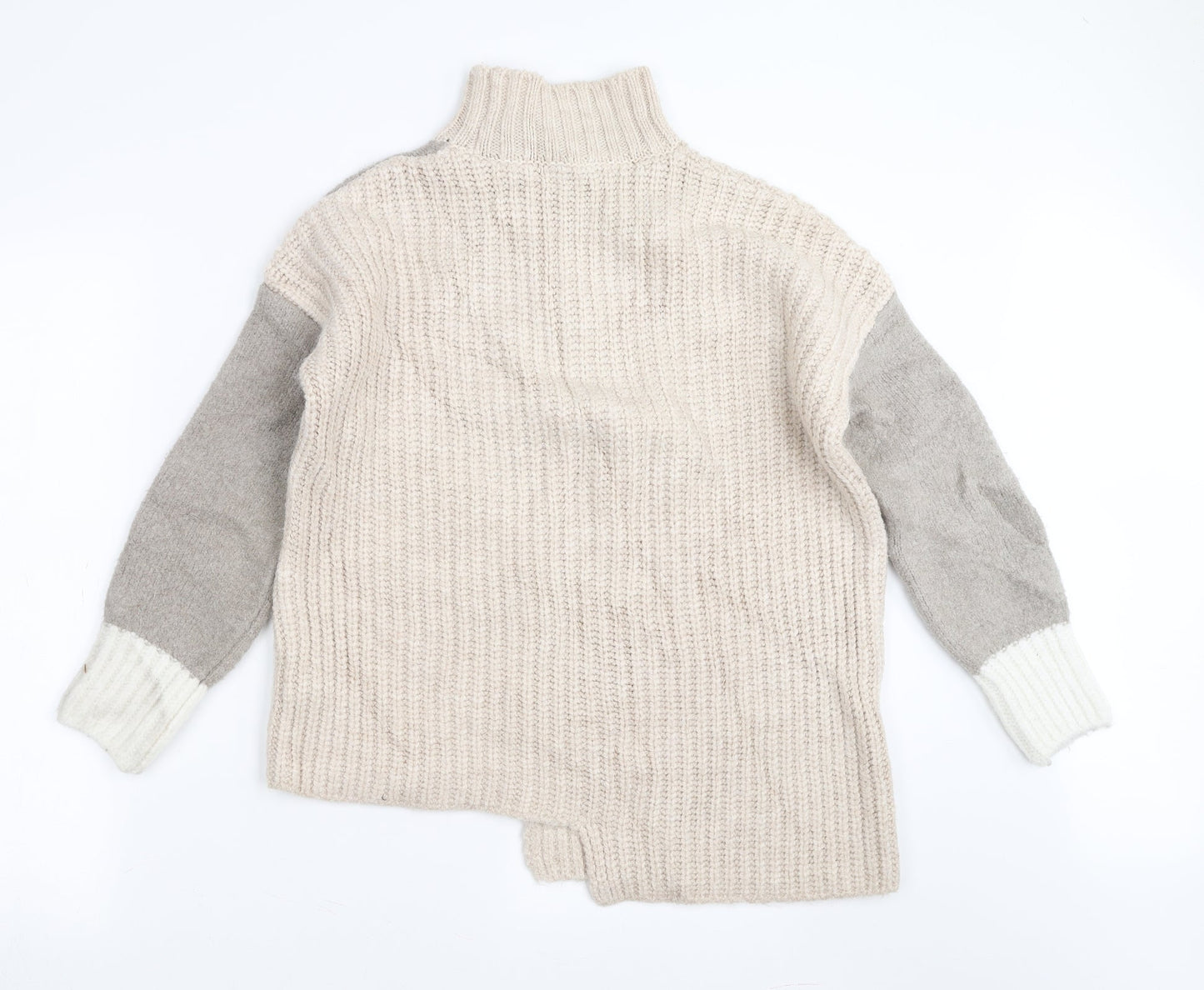 Womens UK Size S Marks and Spencer Beige Pullover Jumper