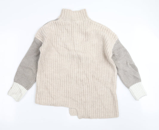 Womens UK Size S Marks and Spencer Beige Pullover Jumper