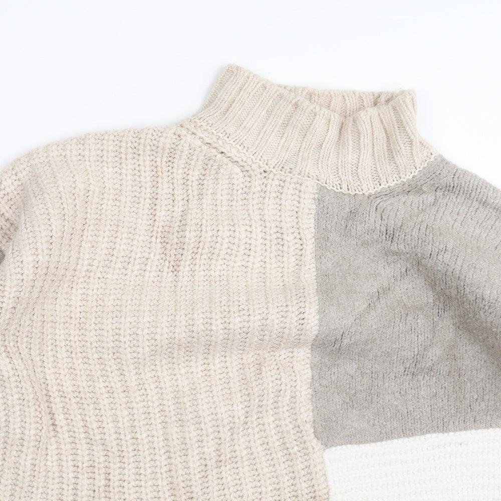 Womens UK Size S Marks and Spencer Beige Pullover Jumper