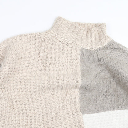Womens UK Size S Marks and Spencer Beige Pullover Jumper