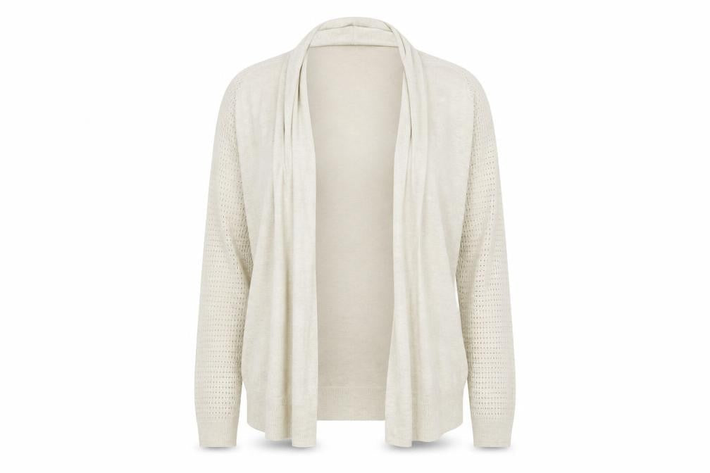 Womens UK Size 14 TU Beige Cardigan Jumper