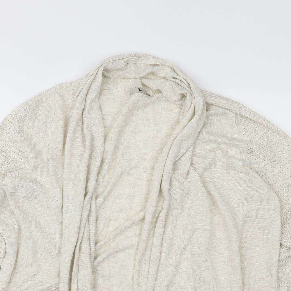 TU Womens Beige   Cardigan Jumper Size 14