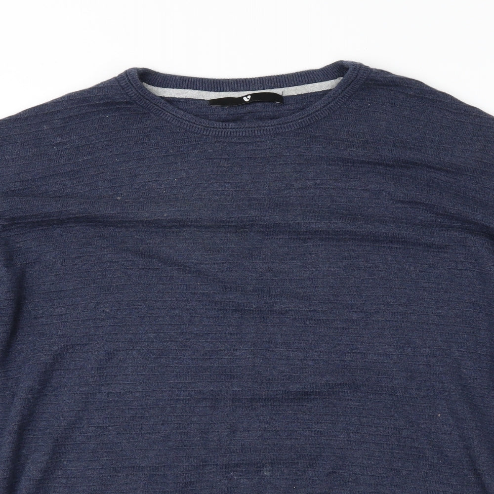 Very Mens Blue Pullover Jumper Size XL