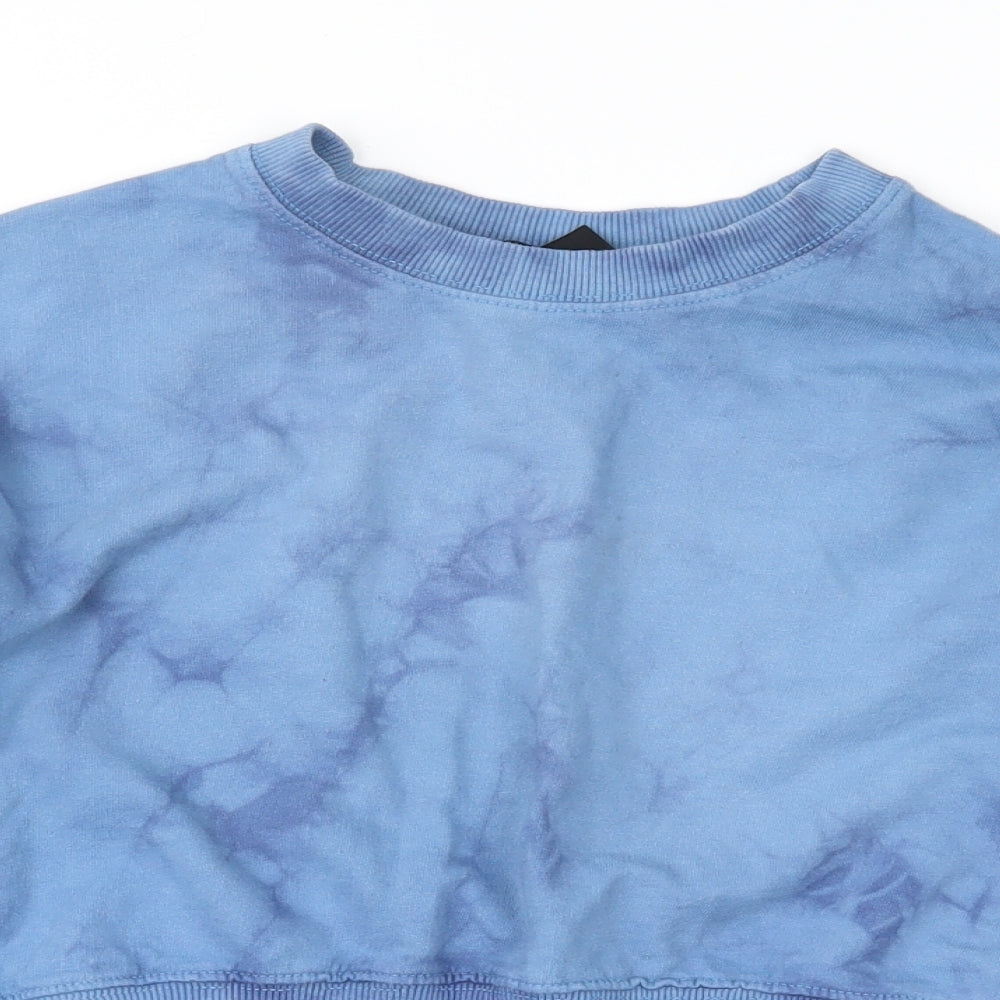 New Look Girls Blue   Pullover Sweatshirt Size 10-11 Years