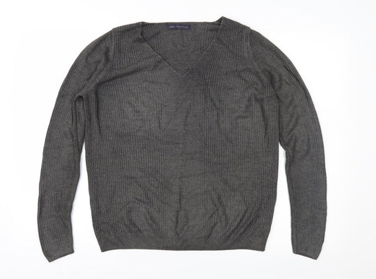 Womens UK Size 14 Marks and Spencer Grey Pullover Jumper