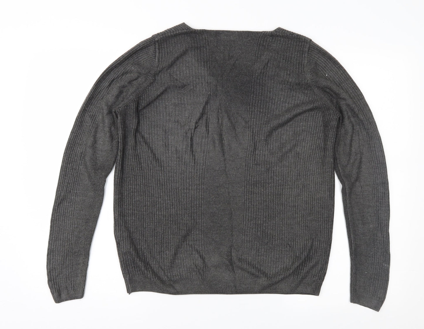Womens UK Size 14 Marks and Spencer Grey Pullover Jumper