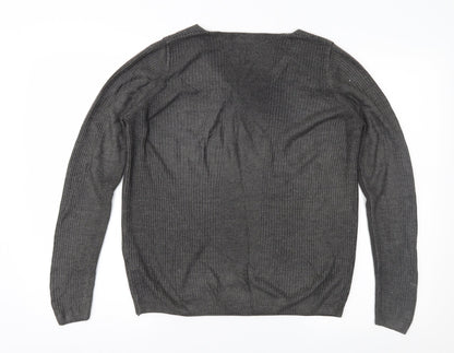 Womens UK Size 14 Marks and Spencer Grey Pullover Jumper