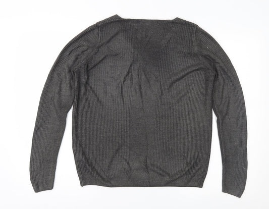 Womens UK Size 14 Marks and Spencer Grey Pullover Jumper