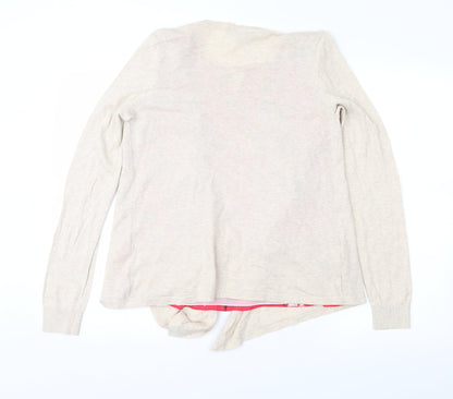 Womens UK Size 12 NEXT Beige Pullover Jumper