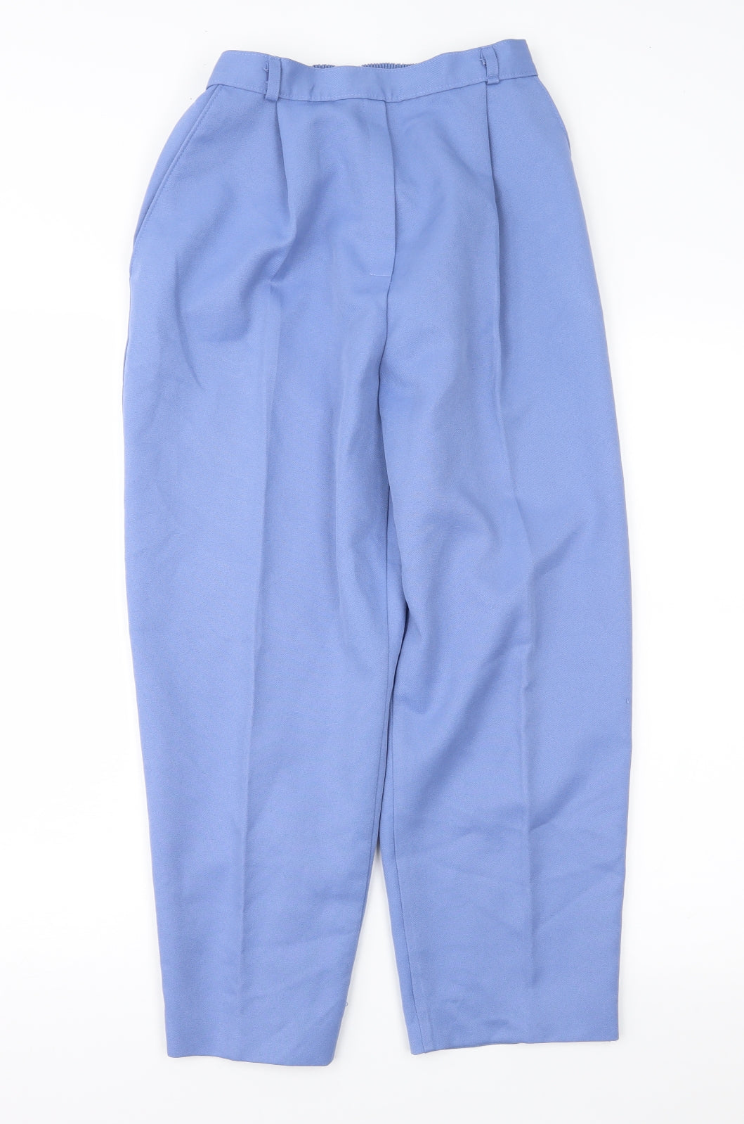 Slima Womens Blue   Cropped Trousers Size 12 L24 in