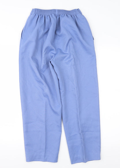 Slima Womens Blue   Cropped Trousers Size 12 L24 in