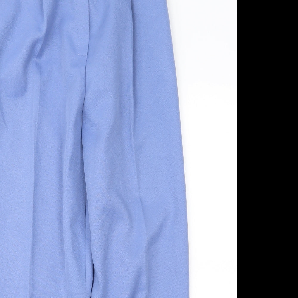 Slima Womens Blue   Cropped Trousers Size 12 L24 in