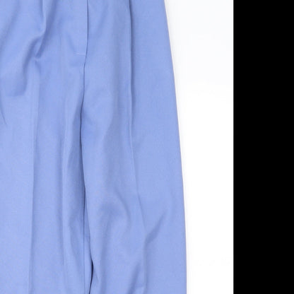Slima Womens Blue   Cropped Trousers Size 12 L24 in